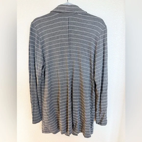 Anthropologie Dolan Gray Striped Knit Blazer Size XL - like new! - Picture 7 of 12